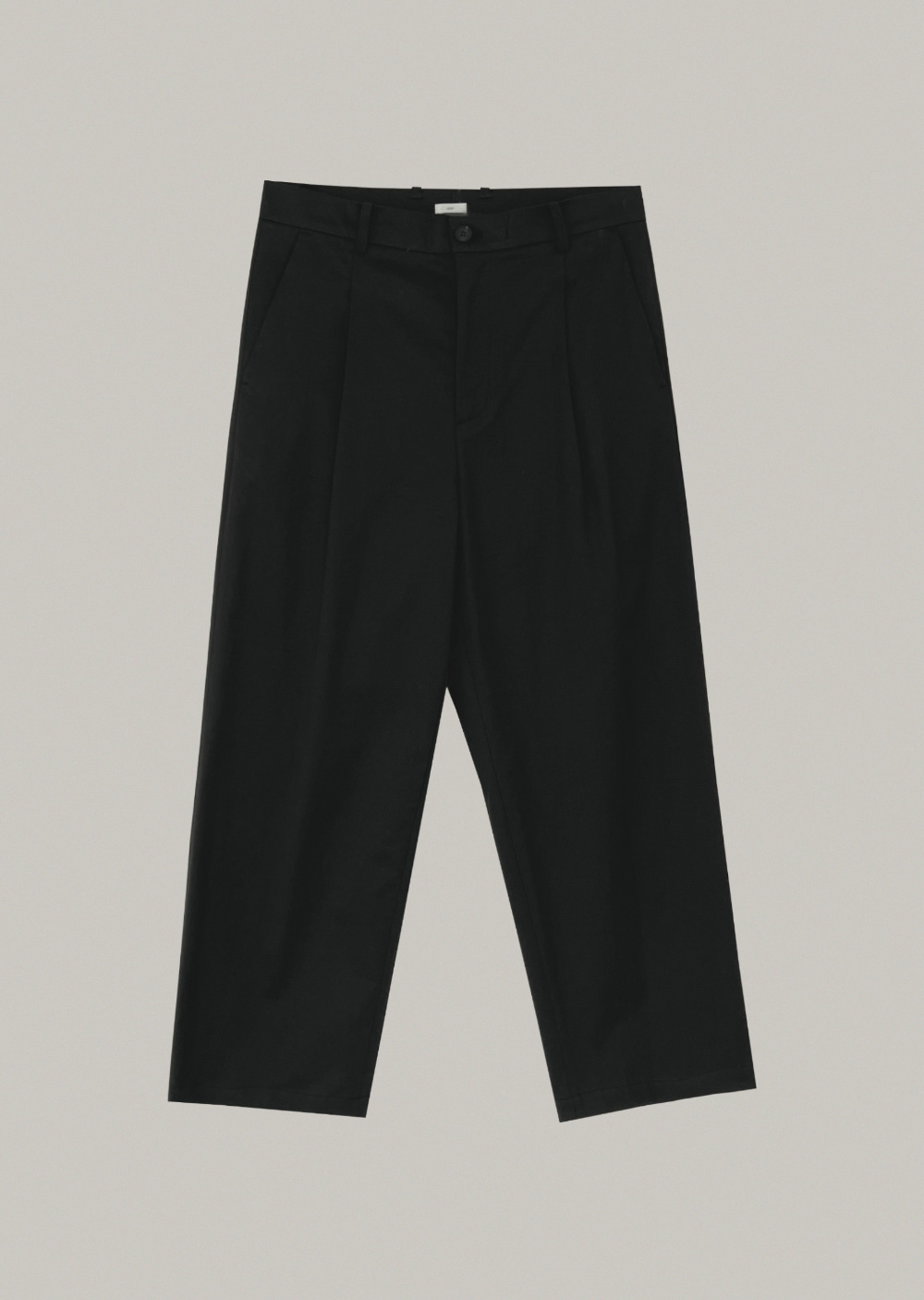 basic chino pants (black)